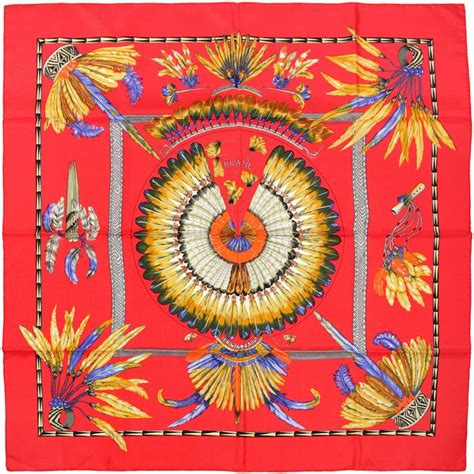 carré hermes rouge|where are hermes scarves made.